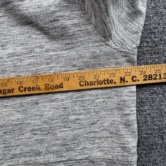 Adidas Hoodie‎ Men’s L Gray Heathered Sweatshirt Logo Athleisure Active Pullover - Picture 12 of 14